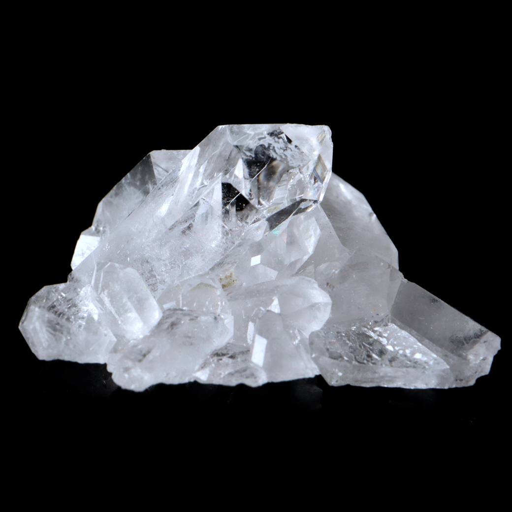 天然 水晶 クラスター ミニ ブラジル ゼッカ産 透明感が美しい ゼッカクォーツ 原石 天然石 1点物 パワーストーン クリスタル