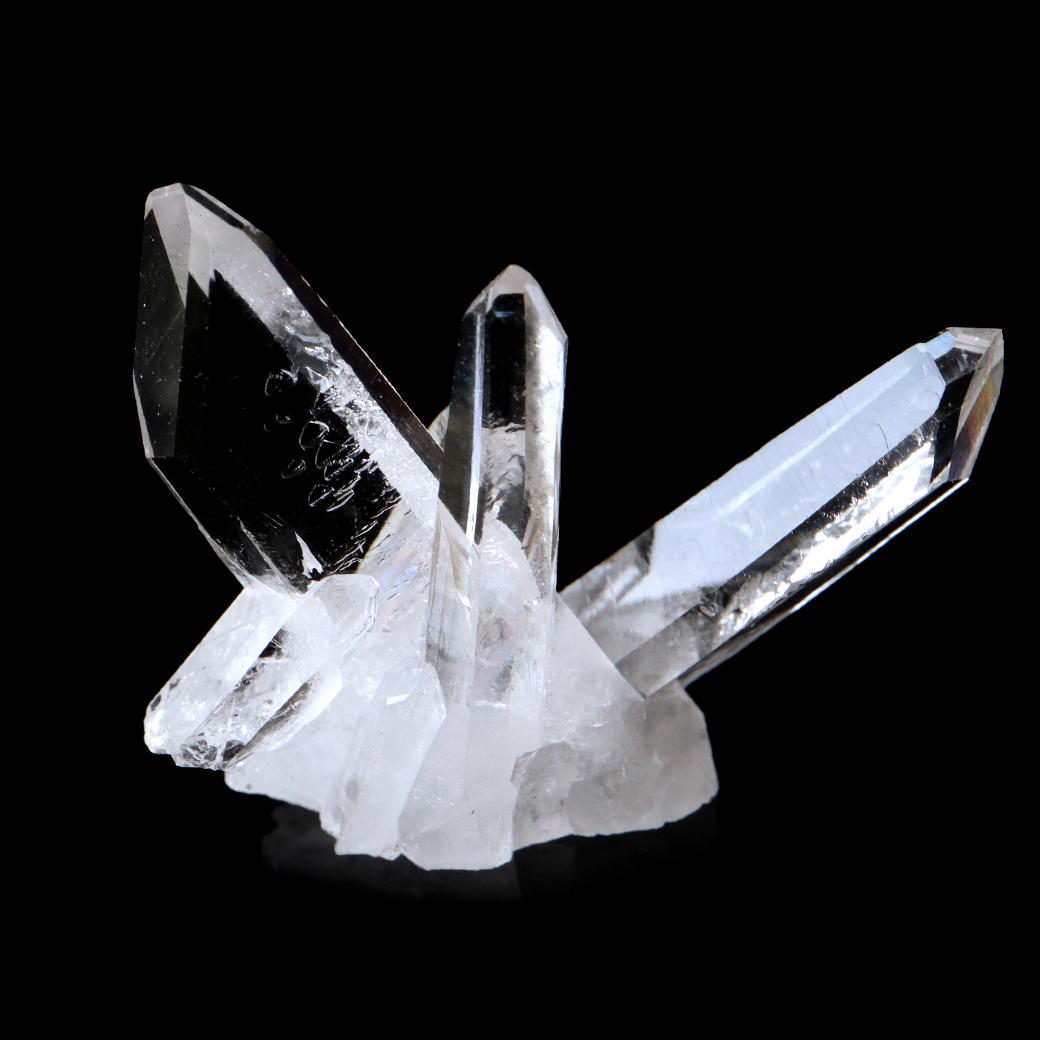天然 水晶 クラスター ミニ ブラジル ゼッカ産 透明感が美しい ゼッカクォーツ 原石 天然石 1点物 パワーストーン クリスタル