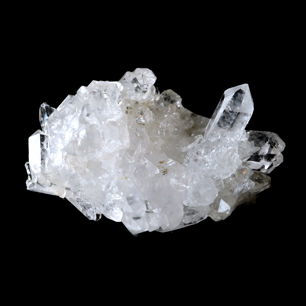 天然 水晶 クラスター ミニ ブラジル ゼッカ産 透明感が美しい ゼッカクォーツ 原石 天然石 1点物 パワーストーン クリスタル