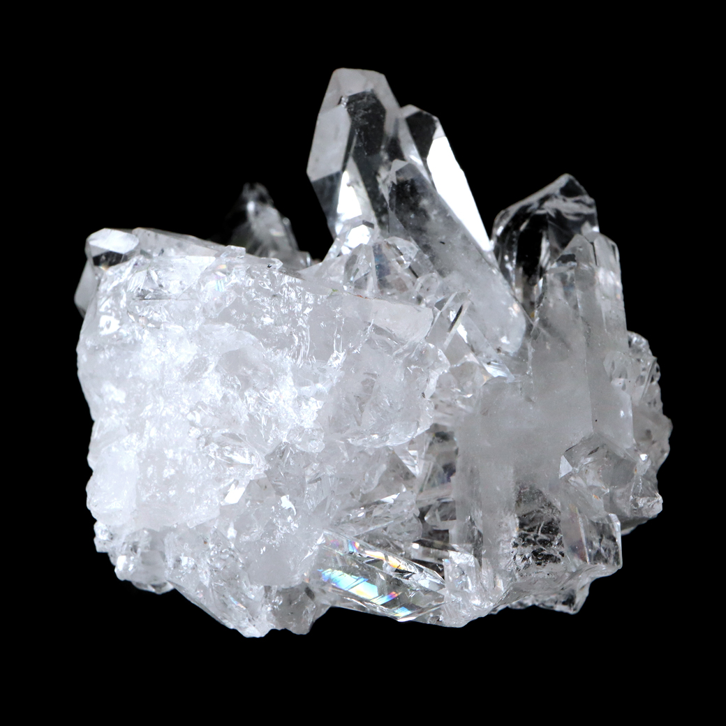 天然 水晶 クラスター ミニ ブラジル ゼッカ産 透明感が美しい ゼッカクォーツ 原石 天然石 1点物 パワーストーン クリスタル
