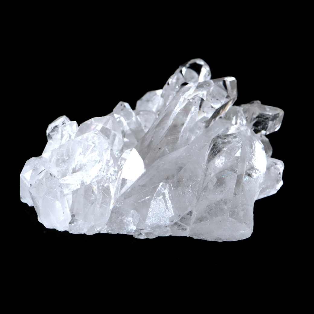 天然 水晶 クラスター ミニ ブラジル ゼッカ産 透明感が美しい ゼッカクォーツ 原石 天然石 1点物 パワーストーン クリスタル