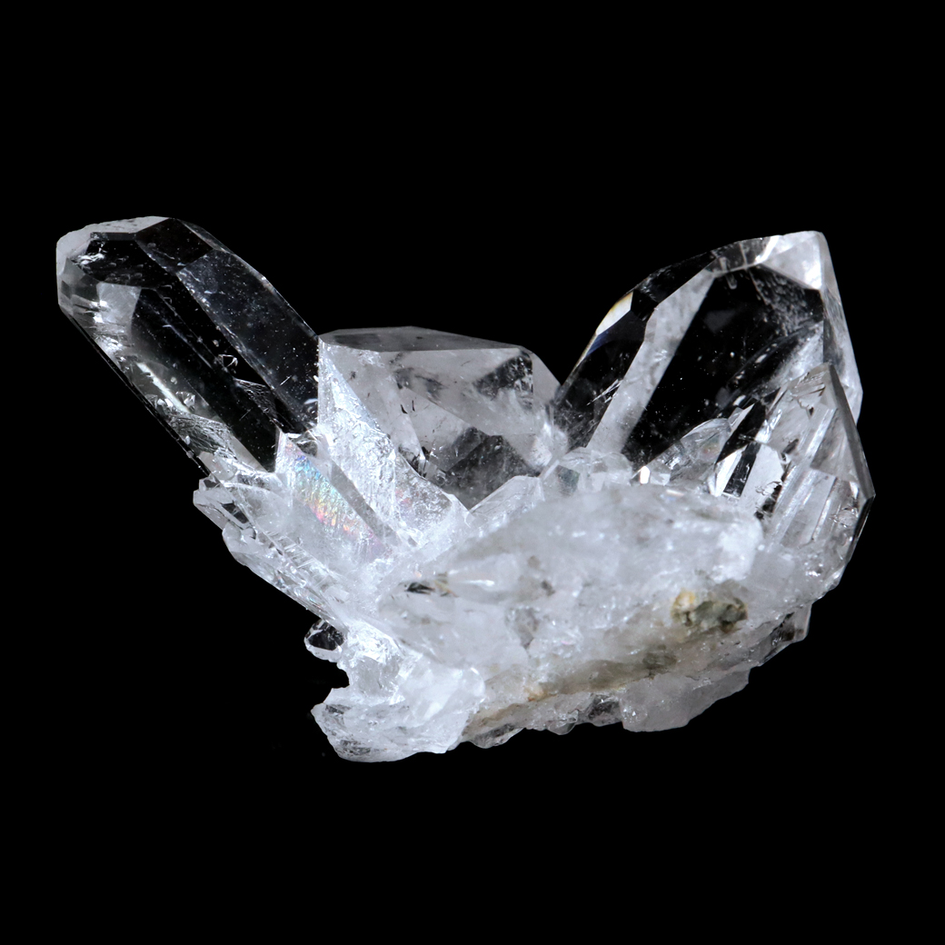 天然 水晶 クラスター ミニ ブラジル ゼッカ産 透明感が美しい ゼッカクォーツ 原石 天然石 1点物 パワーストーン クリスタル