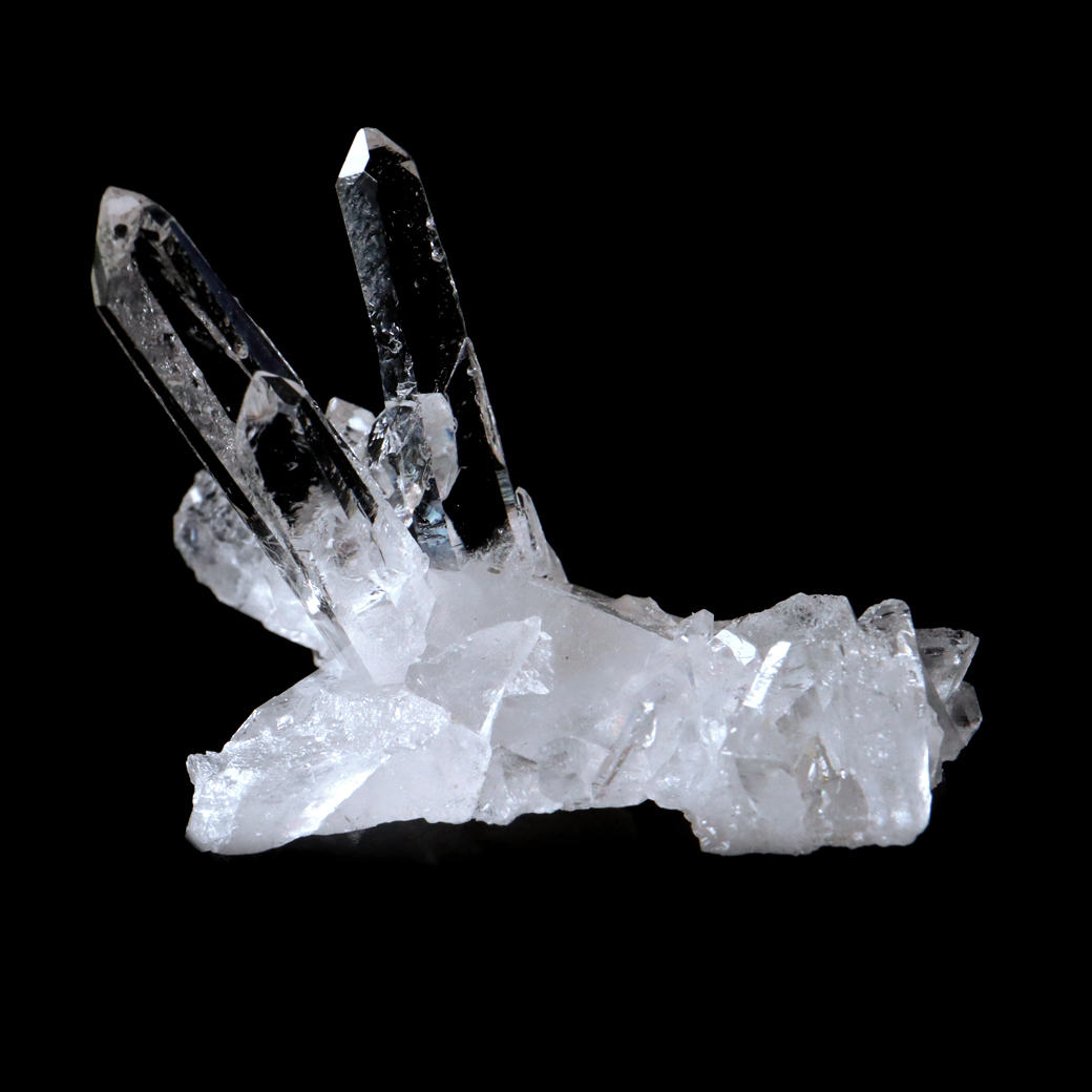 天然 水晶 クラスター ミニ ブラジル ゼッカ産 透明感が美しい ゼッカクォーツ 原石 天然石 1点物 パワーストーン クリスタル