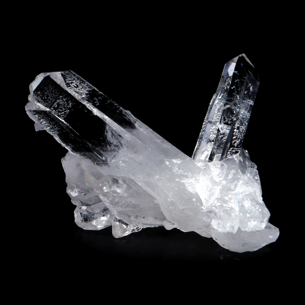 天然 水晶 クラスター ブラジル ゼッカ産 透明感が美しい ゼッカクォーツ 原石 天然石 1点物 パワーストーン