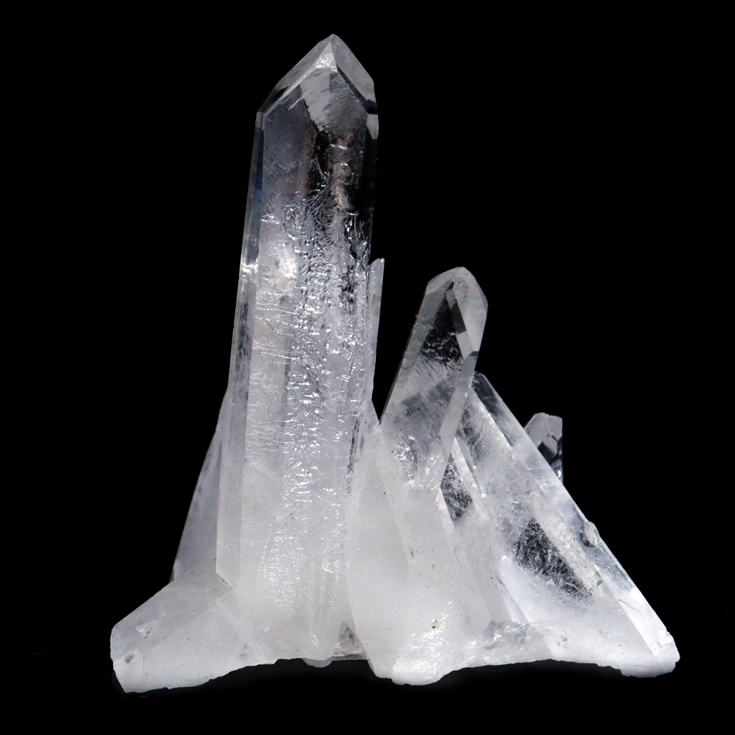 天然 水晶 クラスター ブラジル ゼッカ産 透明感が美しい ゼッカクォーツ 原石 天然石 1点物 パワーストーン