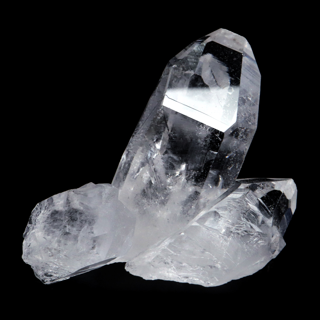 天然 水晶 クラスター ブラジル ゼッカ産 透明感が美しい ゼッカクォーツ 原石 天然石 1点物 パワーストーン