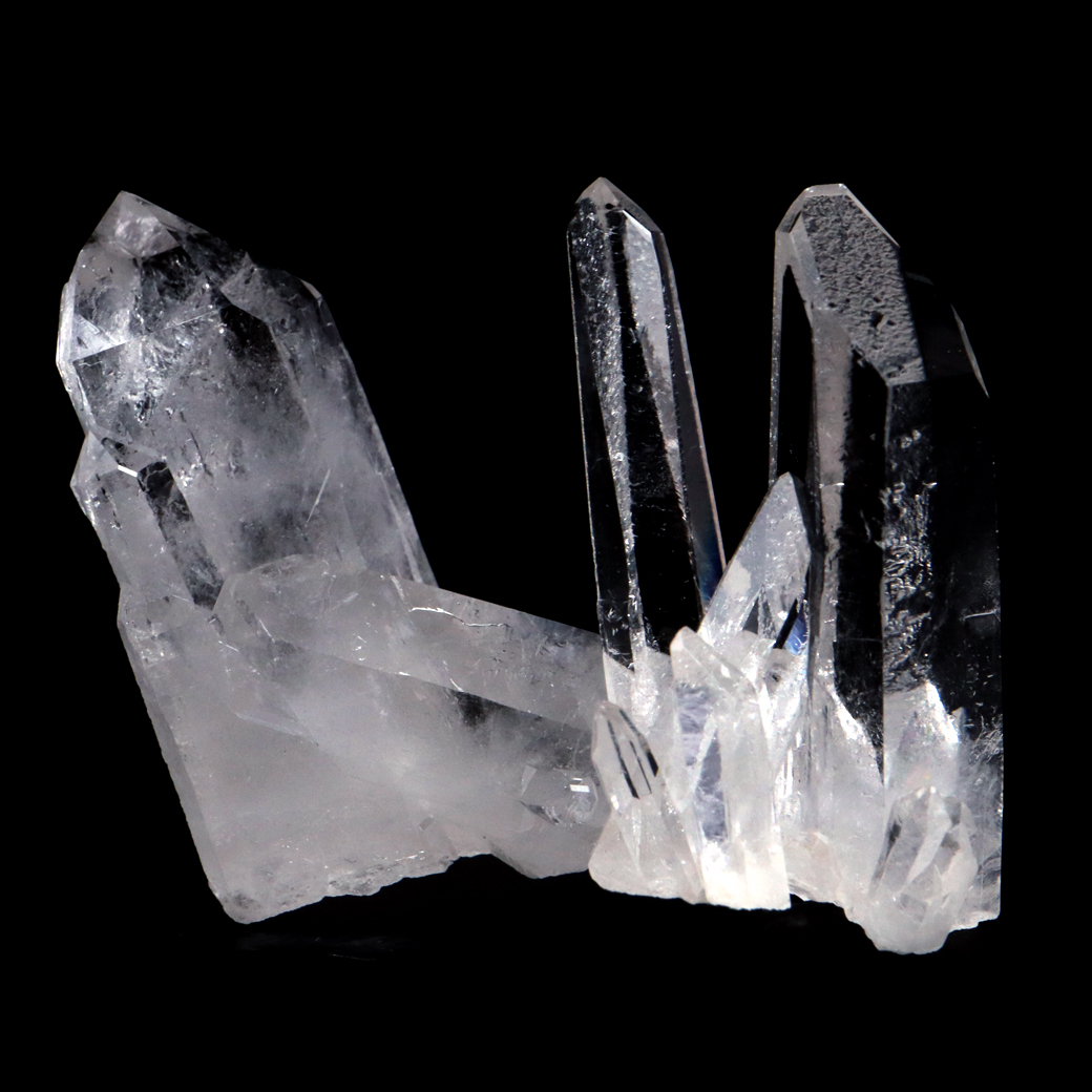 天然 水晶 クラスター ブラジル ゼッカ産 透明感が美しい ゼッカクォーツ 原石 天然石 1点物 パワーストーン