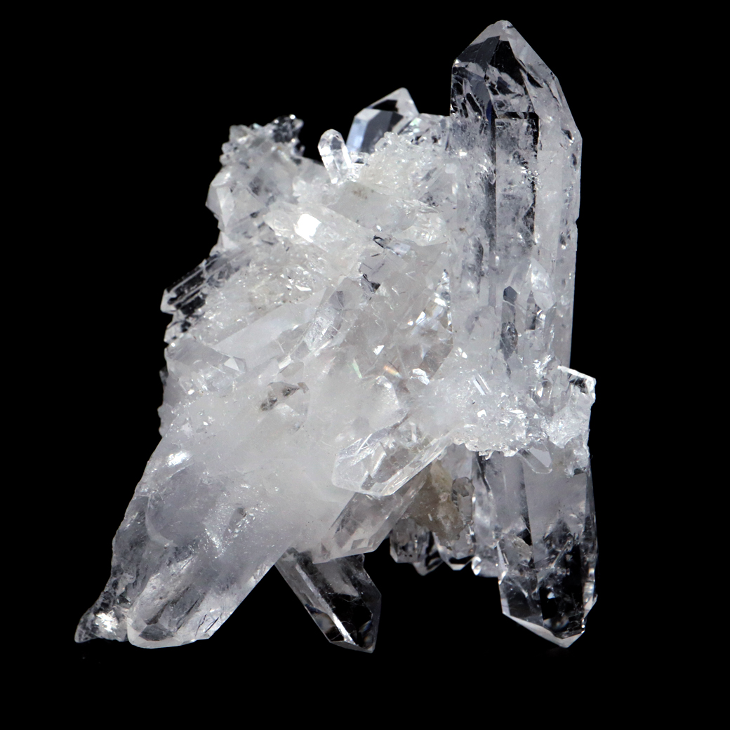 天然 水晶 クラスター ブラジル ゼッカ産 透明感が美しい ゼッカクォーツ 原石 天然石 1点物 パワーストーン