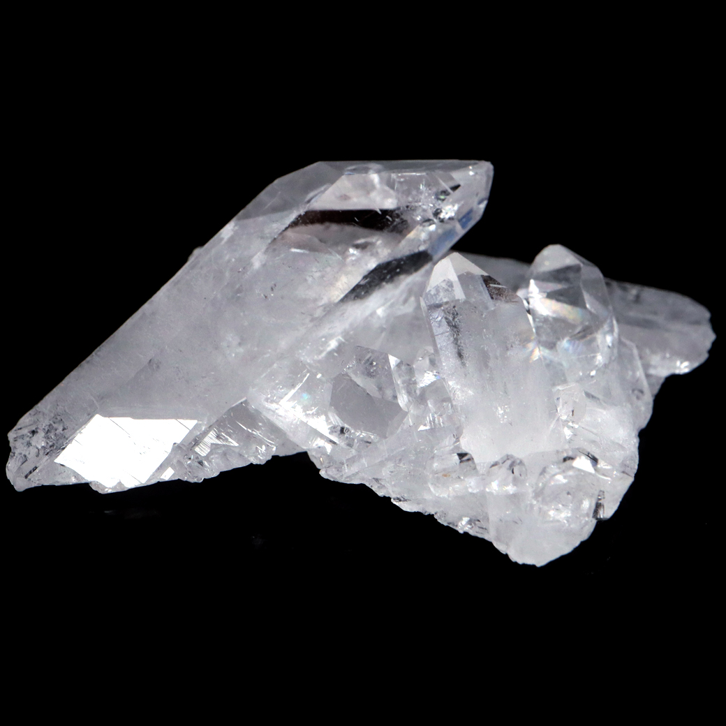 天然 水晶 クラスター ブラジル ゼッカ産 透明感が美しい ゼッカクォーツ 原石 天然石 1点物 パワーストーン