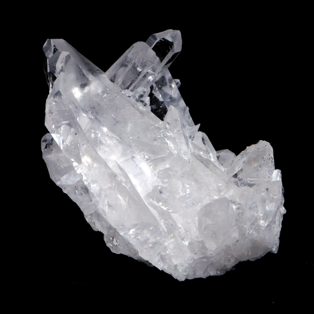 天然 水晶 クラスター ブラジル ゼッカ産 透明感が美しい ゼッカクォーツ 原石 天然石 1点物 パワーストーン