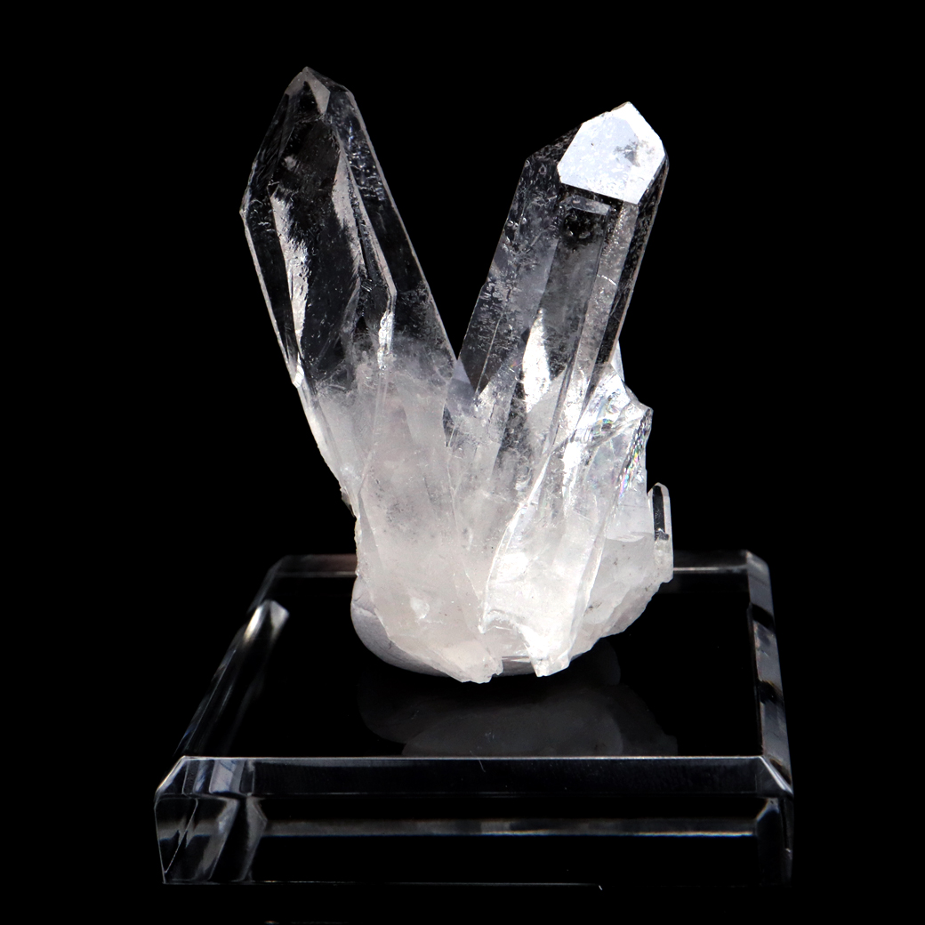 天然 水晶 クラスター ブラジル ゼッカ産 透明感が美しい ゼッカクォーツ 原石 天然石 1点物 パワーストーン