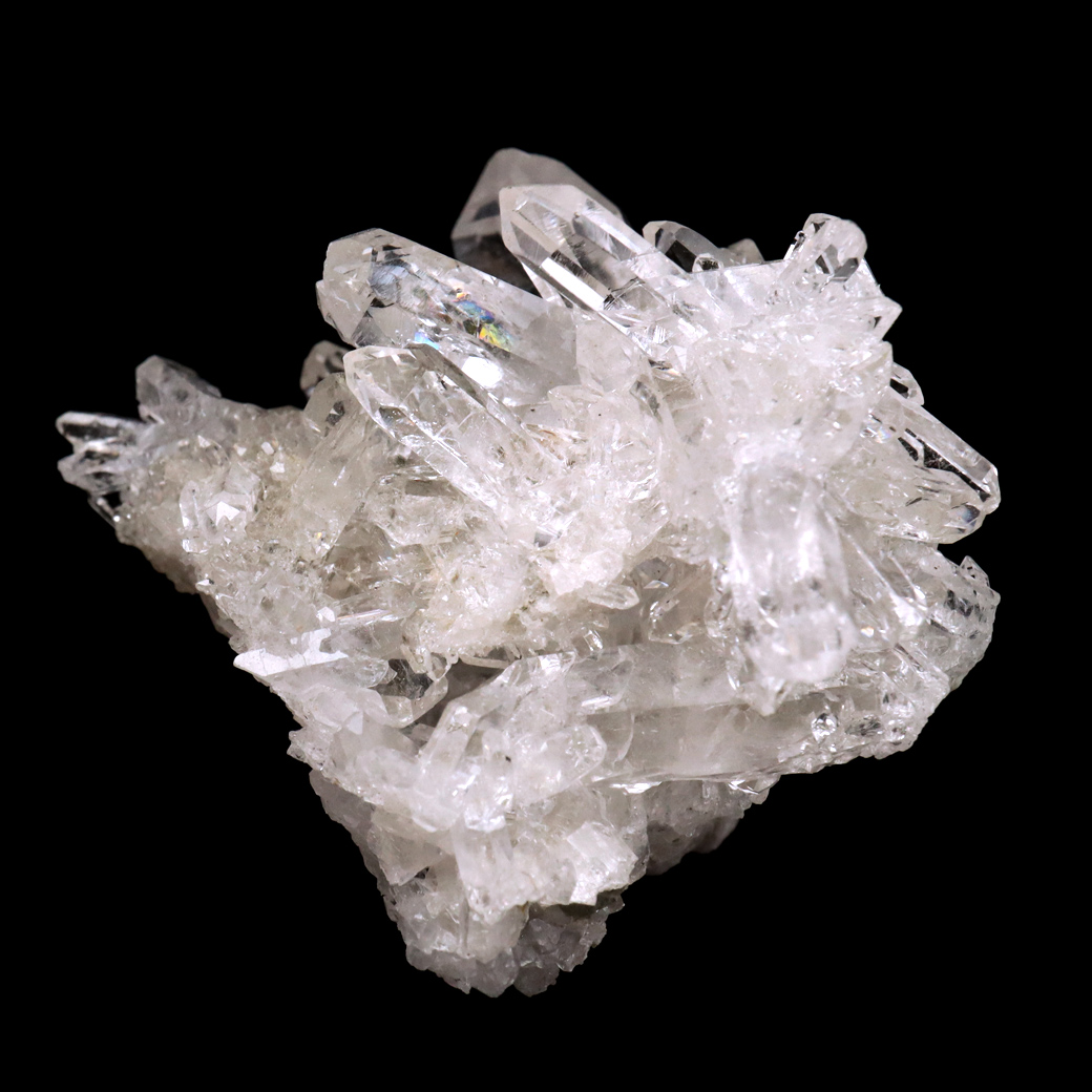 天然 水晶 クラスター ミニ ブラジル ゼッカ産 透明感が美しい ゼッカクォーツ 原石 天然石 1点物 パワーストーン クリスタル 結晶 浄化