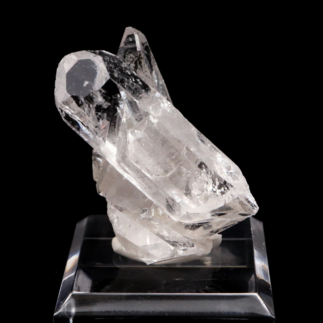 天然 水晶 クラスター ミニ ブラジル ゼッカ産 透明感が美しい ゼッカクォーツ 原石 天然石 1点物 パワーストーン クリスタル 結晶 浄化