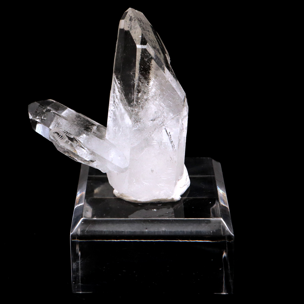 天然 水晶 クラスター ミニ ブラジル ゼッカ産 透明感が美しい ゼッカクォーツ 原石 天然石 1点物 パワーストーン クリスタル 結晶 浄化