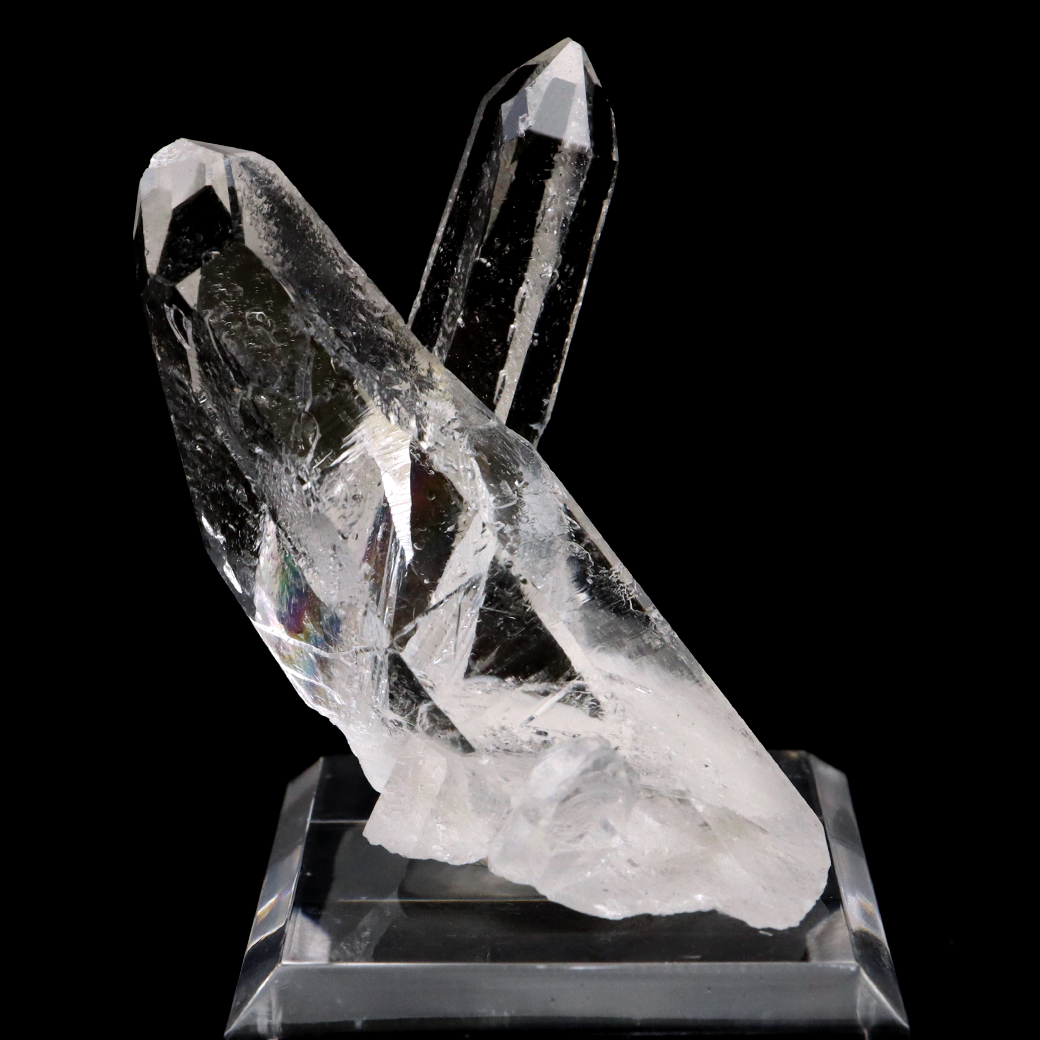 天然 水晶 クラスター ミニ ブラジル ゼッカ産 透明感が美しい ゼッカクォーツ 原石 天然石 1点物 パワーストーン クリスタル 結晶 浄化