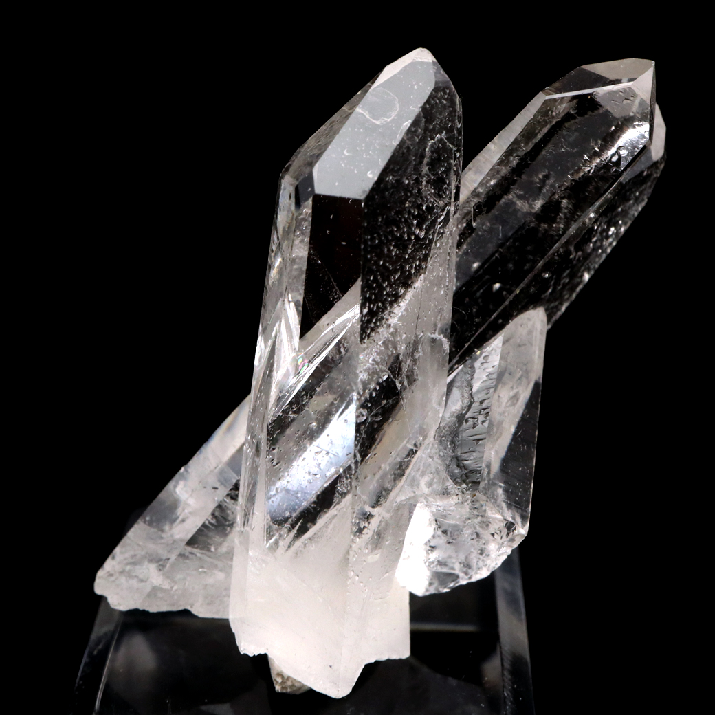 天然 水晶 クラスター ミニ ブラジル ゼッカ産 透明感が美しい ゼッカクォーツ 原石 天然石 1点物 パワーストーン クリスタル 結晶 浄化