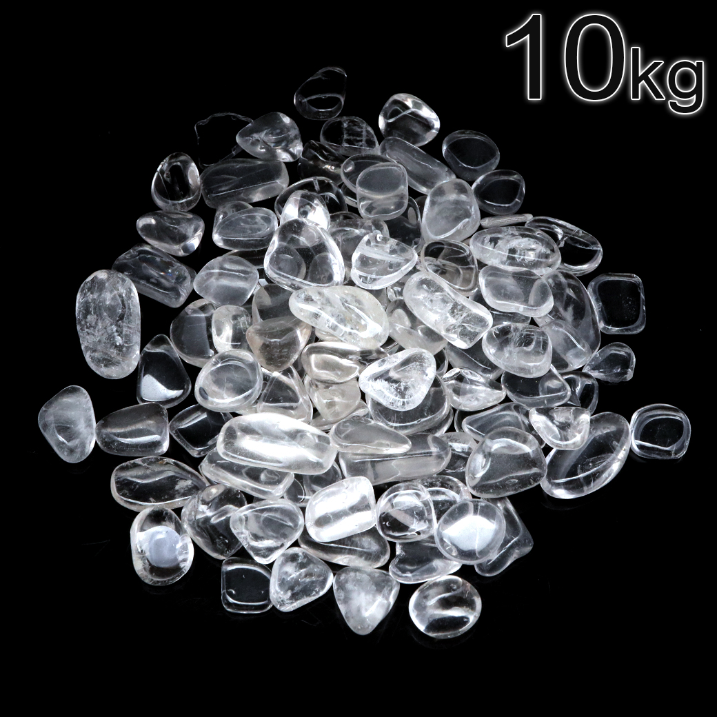 水晶 さざれ石 本物 10kg まとめ売り お得 サイズ中 クリスタル 天然石 パワーストーン 浄化グッズ 業務用 卸売り 安い