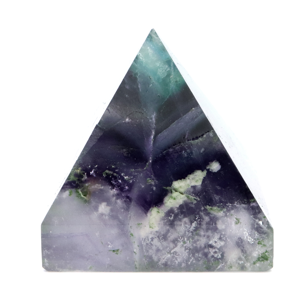エンジェルフェザー フローライト ピラミッド 天然石 蛍石 ミニサイズ 1点もの パワーストーン fluorite