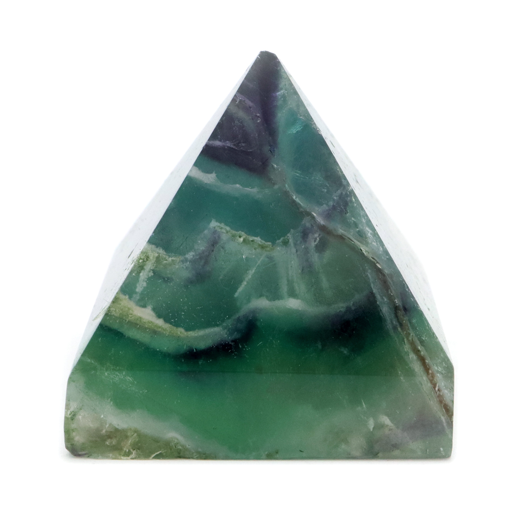 エンジェルフェザー フローライト ピラミッド 天然石 蛍石 ミニサイズ 1点もの パワーストーン fluorite