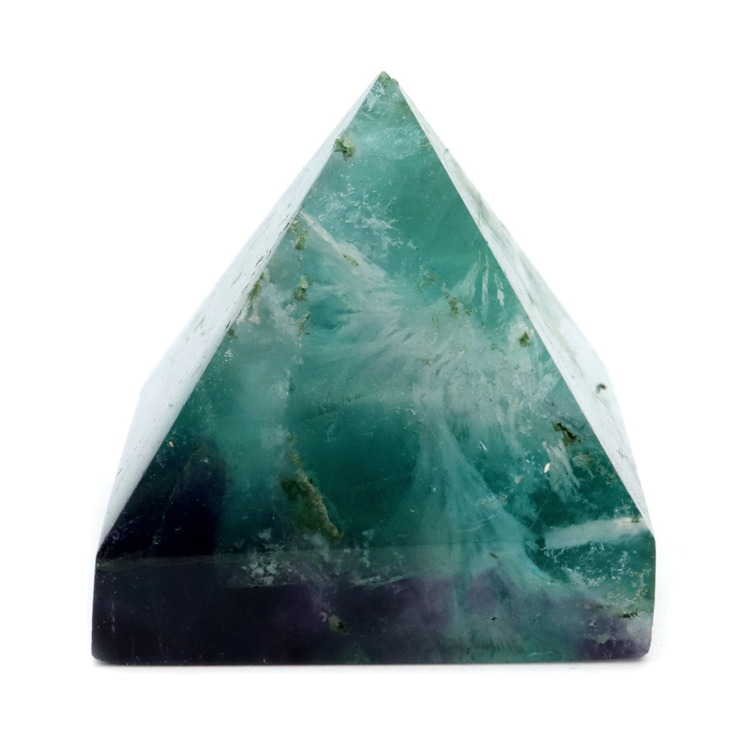 エンジェルフェザー フローライト ピラミッド 天然石 蛍石 ミニサイズ 1点もの パワーストーン fluorite