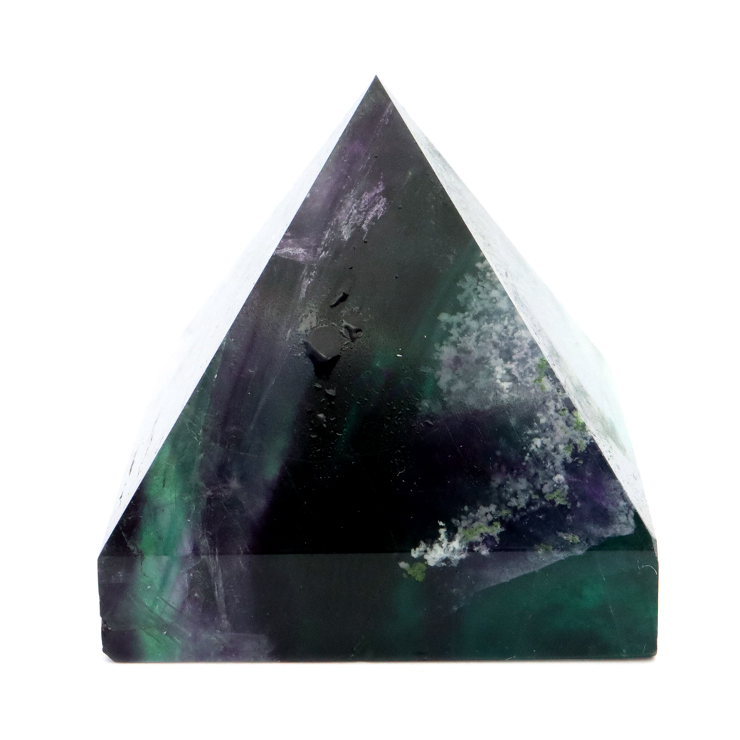 エンジェルフェザー フローライト ピラミッド 天然石 蛍石 ミニサイズ 1点もの パワーストーン fluorite