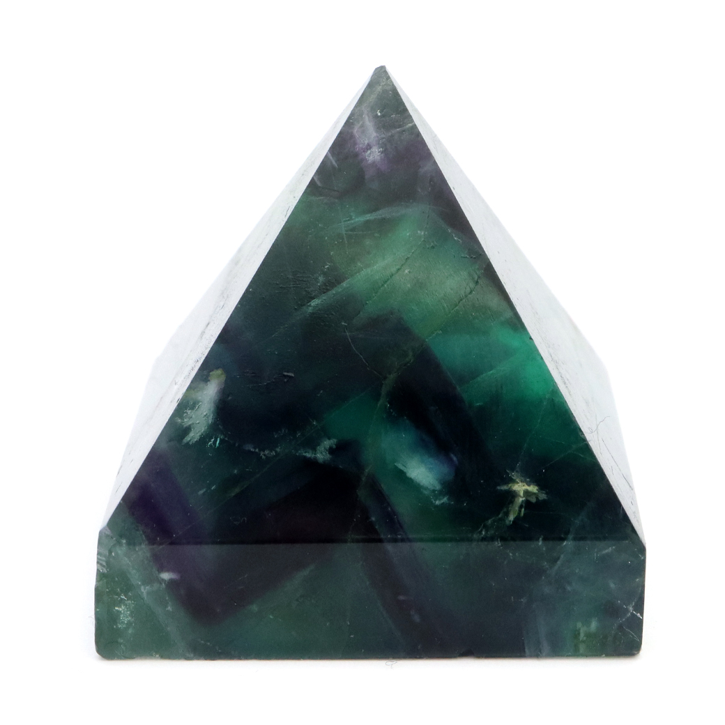 エンジェルフェザー フローライト ピラミッド 天然石 蛍石 ミニサイズ 1点もの パワーストーン fluorite