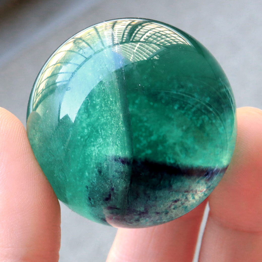 レインボー フローライト AAA 丸玉 マルチカラー スフィア 台座付き 蛍石 ほたるいし 天然石 1点もの パワーストーン