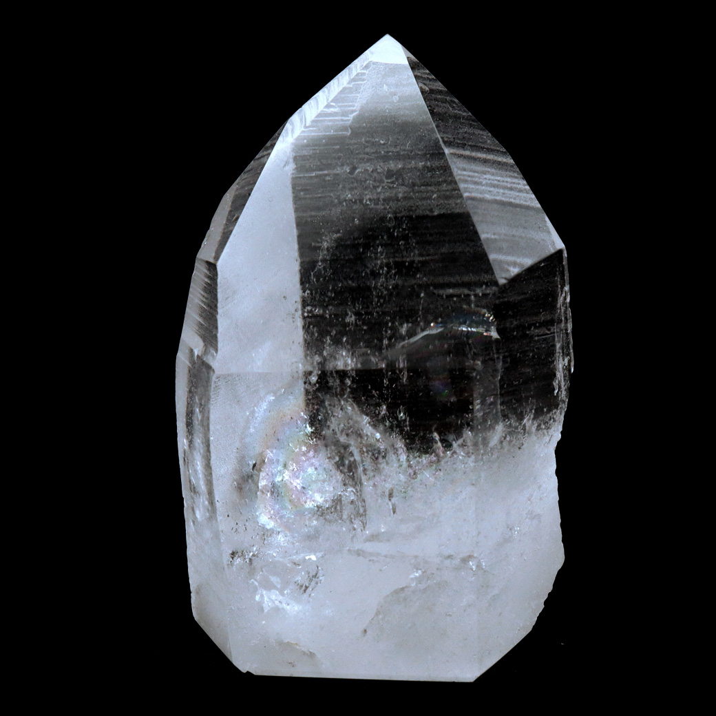 レムリアンシード 水晶 六角柱 ポイント 一部面残し 研磨磨き 1点もの 5A 天然石 ブラジル バイーア州産 証明書付き