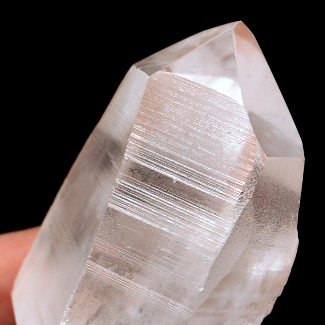 レムリアンシード 水晶 六角柱 ポイント 一部面残し 研磨磨き 1点もの 5A 天然石 ブラジル バイーア州産 証明書付き