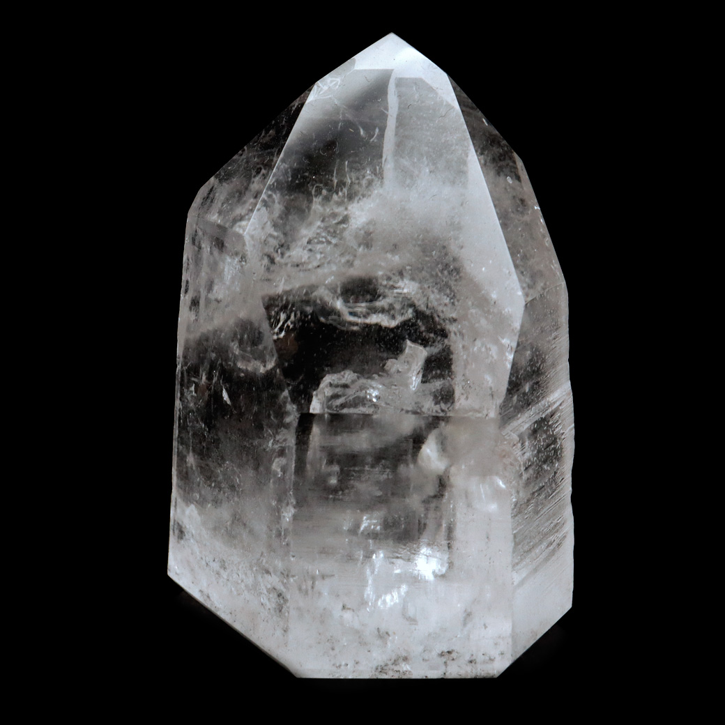 レムリアンシード 水晶 六角柱 ポイント 一部面残し 研磨磨き 1点もの 5A 天然石 ブラジル バイーア州産 証明書付き