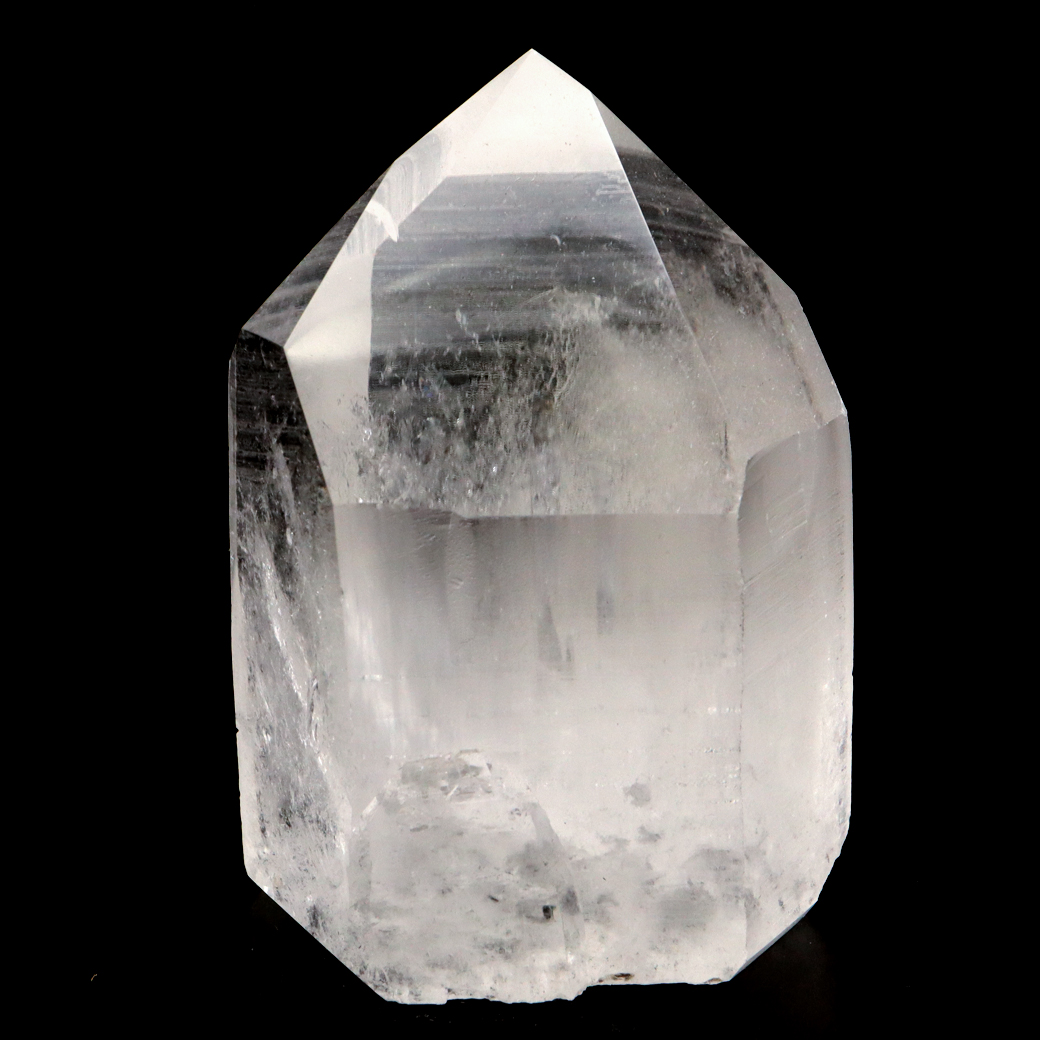 レムリアンシード 水晶 六角柱 ポイント 一部面残し 研磨磨き 1点もの AA 天然石 ブラジル バイーア州産 証明書付き