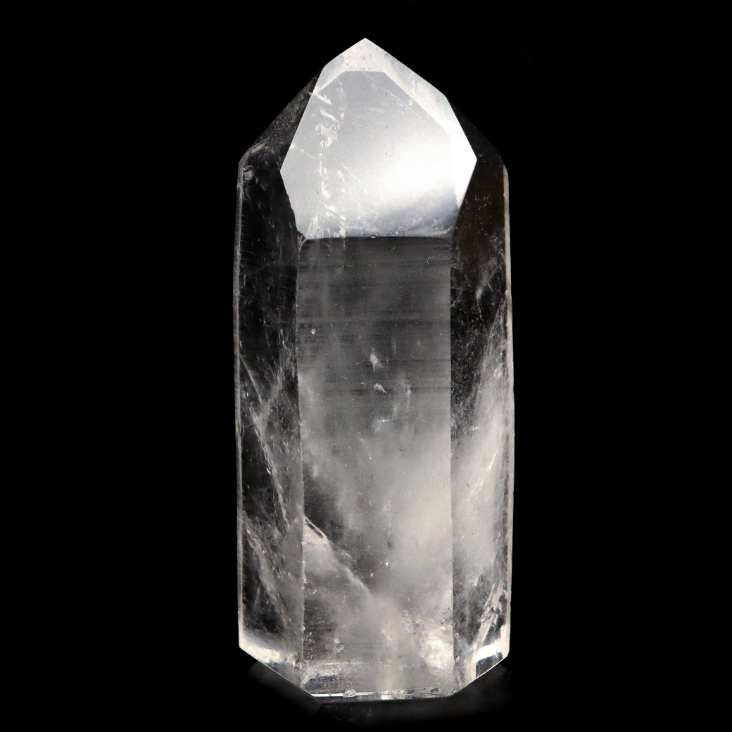 レムリアンシード 水晶 六角柱 ポイント 一部面残し 研磨磨き 1点もの AA 天然石 ブラジル バイーア州産 証明書付き