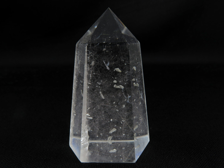 クォーツインクォーツ 放射ルチル入り 水晶六角柱