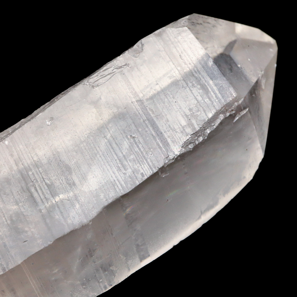 レムリアンシード 水晶 六角柱 ポイント 一部面残し 研磨磨き 1点もの AA 天然石 ブラジル バイーア州産 証明書付き