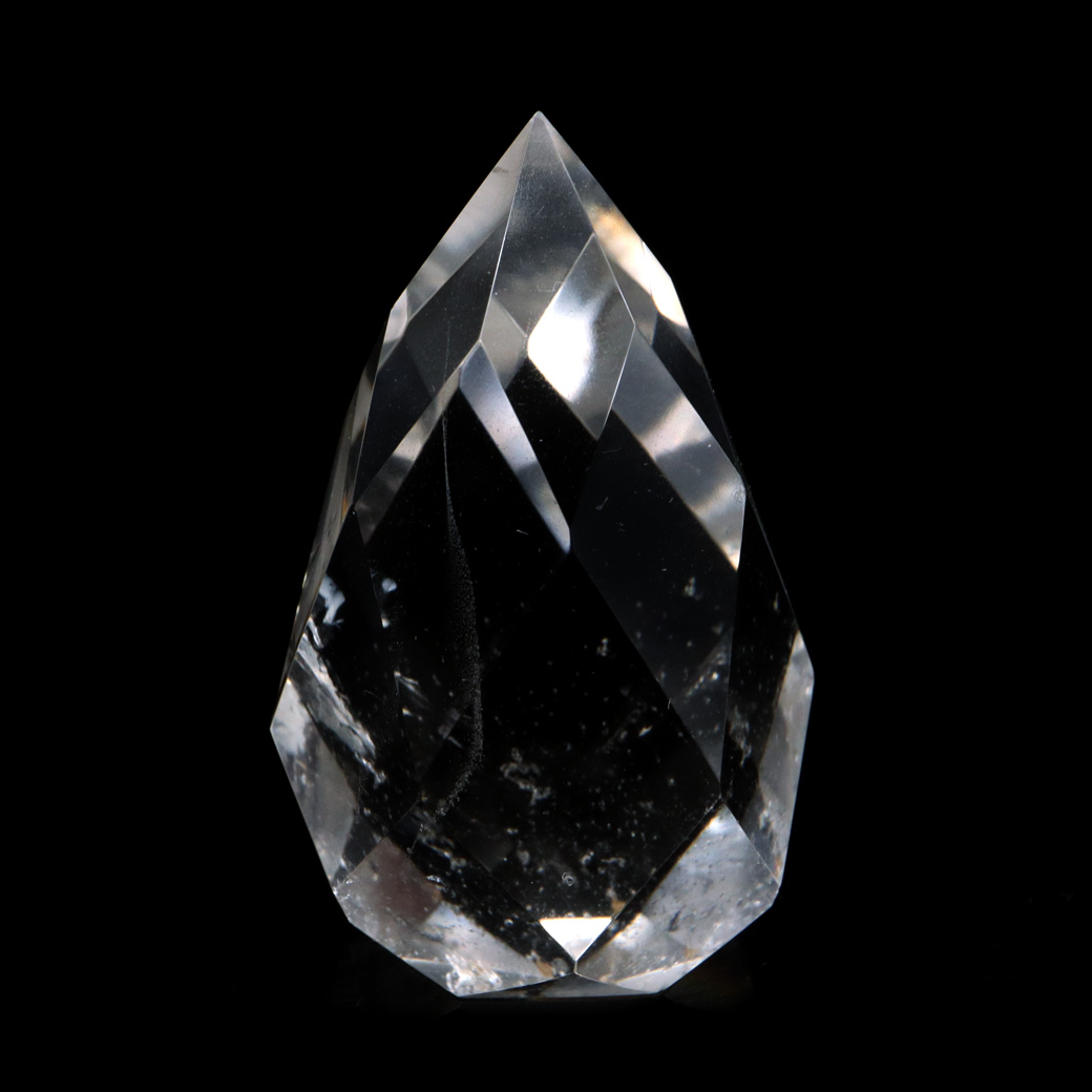 レムリアンシード カット しずく型 置き物 キラキラ 虹入り レインボー 1点もの 天然石  セーラ・デ・カブラル産 浄化 ヒーリング