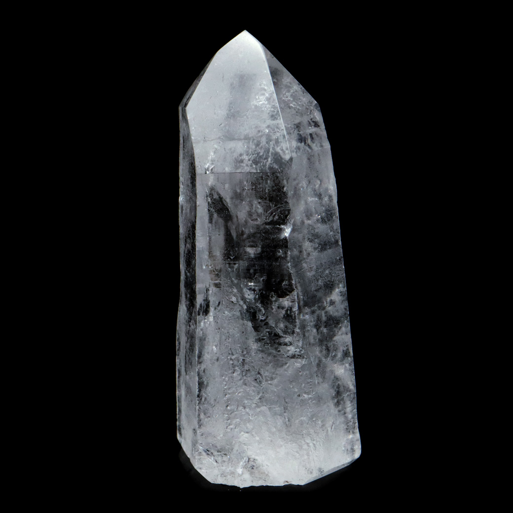 レムリアンシード 水晶 六角柱 ポイント 一部面残し 研磨磨き 天然石 ブラジル バイーア州産 証明書付き