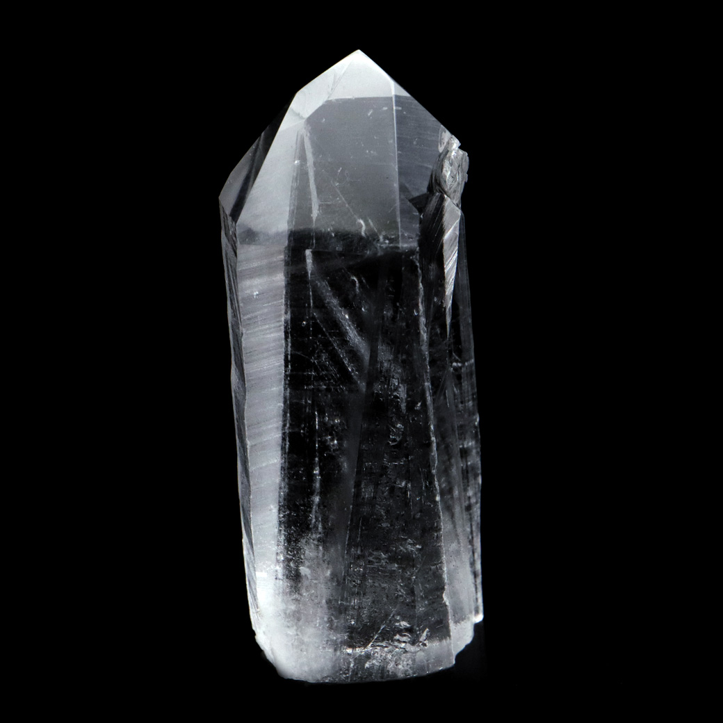 レムリアンシード 水晶 六角柱 ポイント 一部面残し 研磨磨き 天然石 ブラジル バイーア州産 証明書付き