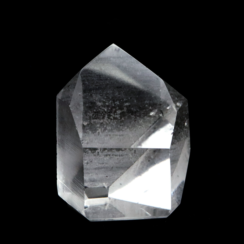 レムリアンシード 水晶 六角柱 ポイント 一部面残し 研磨磨き 天然石 ブラジル バイーア州産 証明書付き