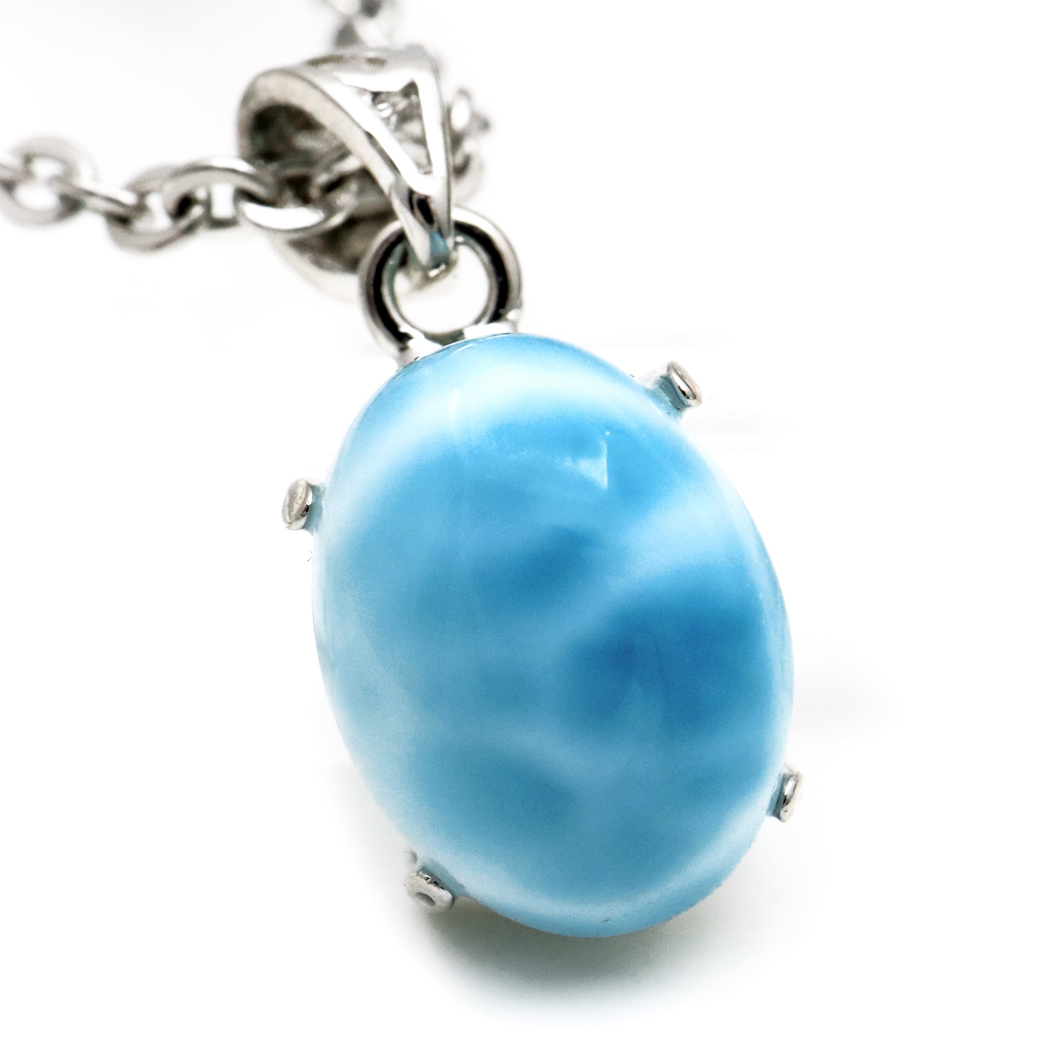 ラリマー ネックレス 天然石 ペンダント Silver925 ロイヤルクラス Srank スカイブルー ドミニカ産 父の日 プレゼント