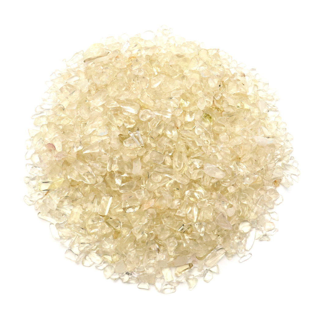 レモンクォーツ さざれ石 サイズ極小 SS 100g 天然石 パワーストーン 浄化グッズ ネイルパーツ 材料 レジンパーツ おうち時間