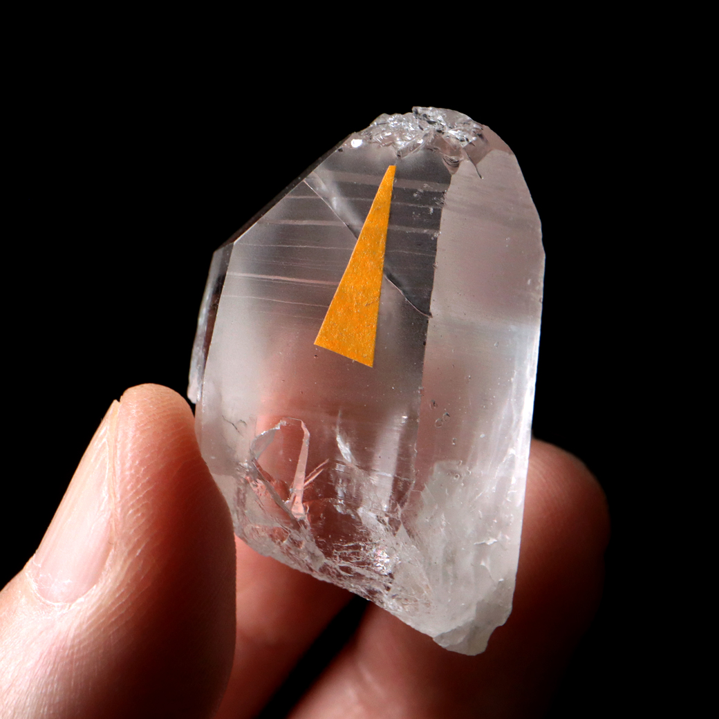 レムリアンシード 水晶 ポイント ライトニング水晶 雷水晶 単結晶 天然石 ブラジル ミナスジェライス州 セーラ・デ・カブラル産