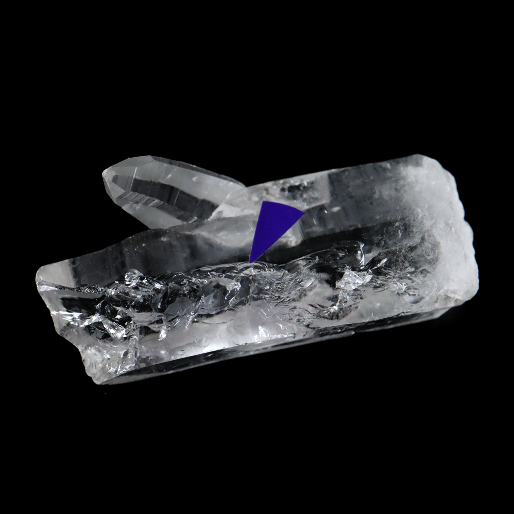 レムリアンシード 水晶 ポイント ライトニング水晶 雷水晶 単結晶 天然石 ブラジル ミナスジェライス州 セーラ・デ・カブラル産