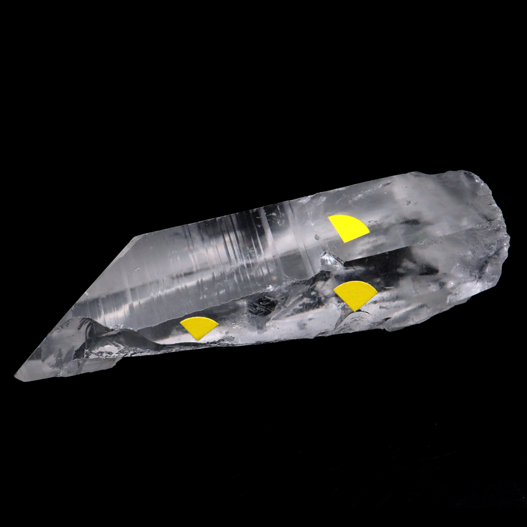 レムリアンシード 水晶 ポイント ライトニング水晶 雷水晶 単結晶 天然石 ブラジル ミナスジェライス州 セーラ・デ・カブラル産