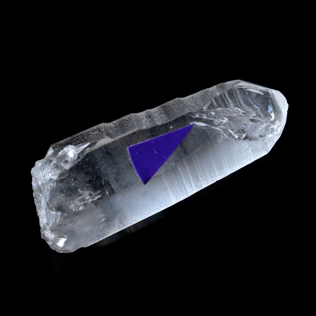 レムリアンシード 水晶 ポイント ライトニング水晶 雷水晶 単結晶 天然石 ブラジル ミナスジェライス州 セーラ・デ・カブラル産