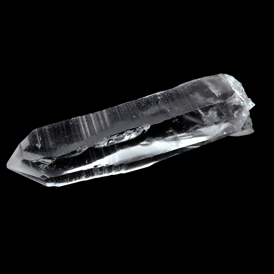 レムリアンシード 水晶 ポイント ライトニング水晶 雷水晶 単結晶 天然石 ブラジル ミナスジェライス州 セーラ・デ・カブラル産