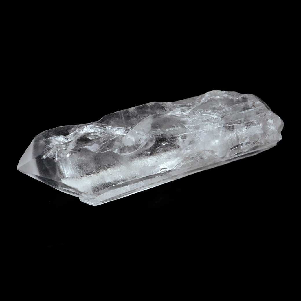 レムリアンシード 水晶 ポイント ライトニング水晶 雷水晶 単結晶 天然石 ブラジル ミナスジェライス州 セーラ・デ・カブラル産