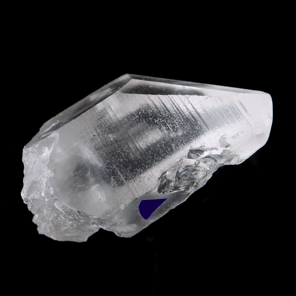 レムリアンシード 水晶 ポイント ライトニング水晶 雷水晶 単結晶 天然石 ブラジル ミナスジェライス州 セーラ・デ・カブラル産