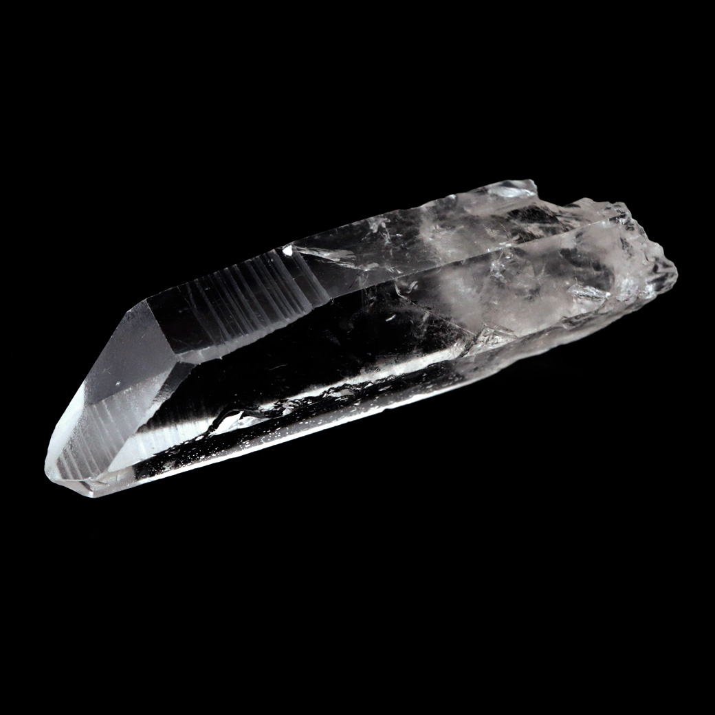 レムリアンシード 水晶 ポイント ライトニング水晶 雷水晶 単結晶 天然石 ブラジル ミナスジェライス州 セーラ・デ・カブラル産