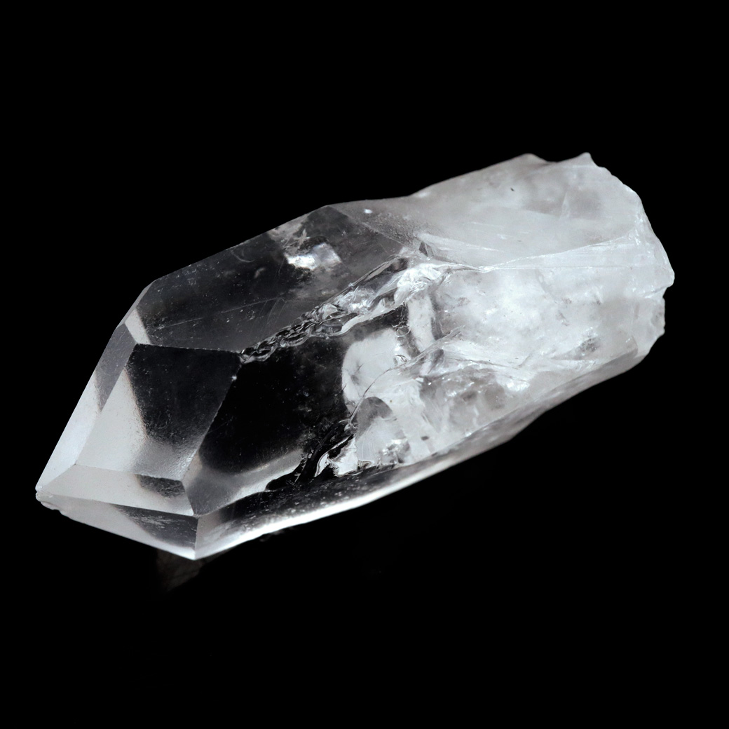 レムリアンシード 水晶 ポイント ライトニング水晶 雷水晶 単結晶 天然石 ブラジル ミナスジェライス州 セーラ・デ・カブラル産