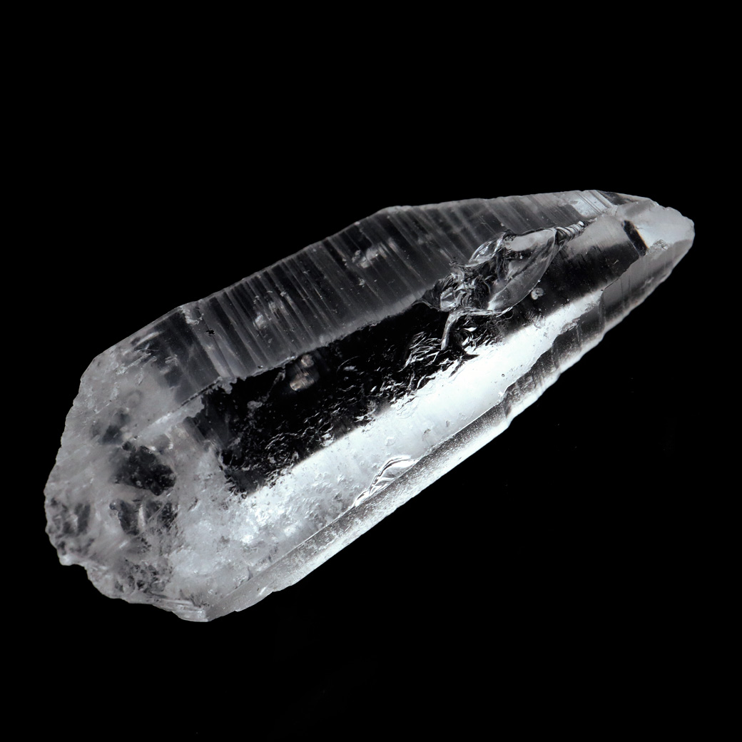 レムリアンシード 水晶 ポイント ライトニング水晶 雷水晶 単結晶 天然石 ブラジル ミナスジェライス州 セーラ・デ・カブラル産